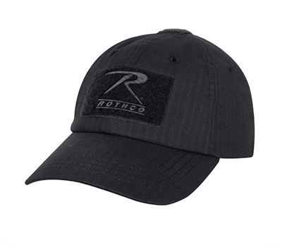 Rothco Black Rip Stop Operator Tactical Cap 7244