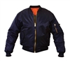 Rothco Navy Blue MA-1 Flight Jacket 7325