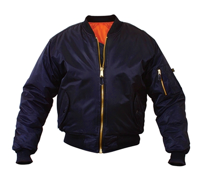 Rothco Navy Blue MA-1 Flight Jacket 7325