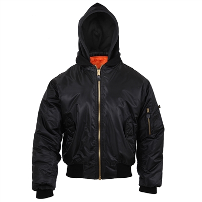 Rothco Hooded MA-1 Flight Jacket - 7400