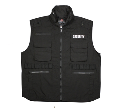 Rothco Black Security Ranger Vest - 7457