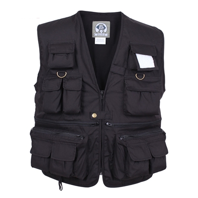 Rothco Black Travel Vest - 7531