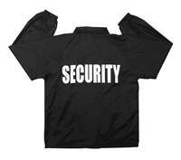 Rothco Black Security Coaches Jacket - 7648
