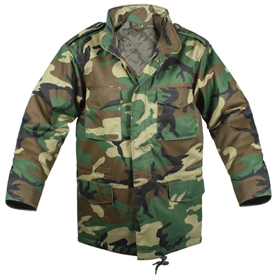 Rothco Kids Woodland Camo M-65 Field Jacket - 7660