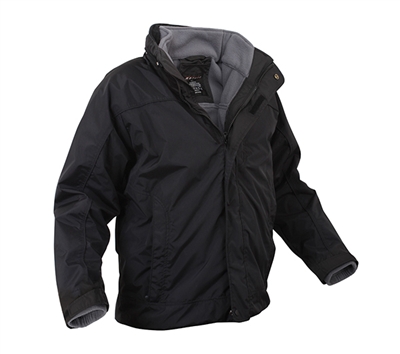 Rothco Black All Weather 3 In 1 Jacket - 7704