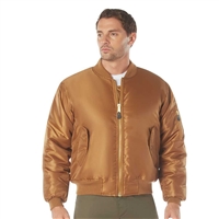 Rothco Work Brown MA-1 Flight Jacket 77555