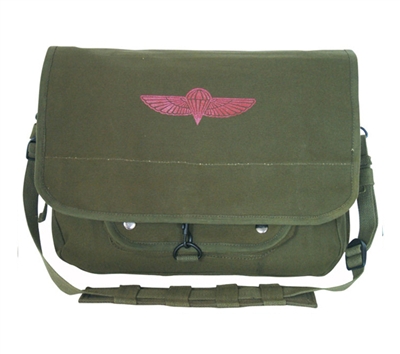 Rothco Olive Drab Canvas Israeli Paratrooper Bag - 8128