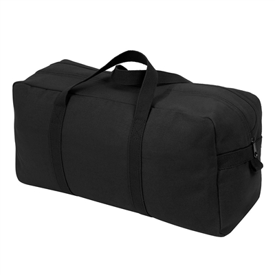 Rothco Black Canvas Tanker Style Tool Bag - 8183