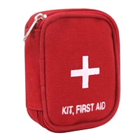 Rothco Red Military Zipper First Aid Kit with Contents - 8318