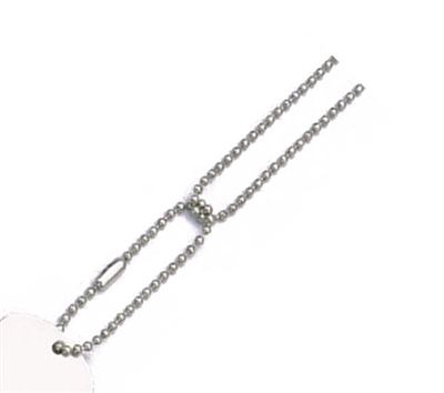 Rothco Silver Dog Tag Chain Set - 8384