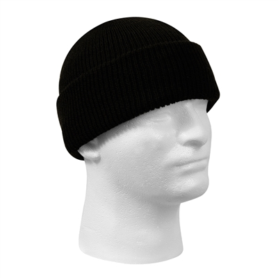 Rothco Black Wool Watch Cap - 8492