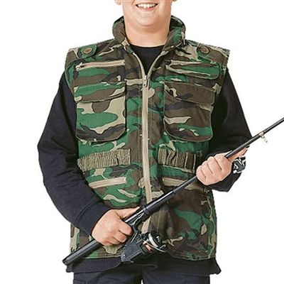 Rothco Woodland Kids Ranger Vest  - 8555