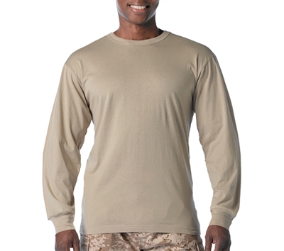 Rothco Sand Long Sleeve T-shirt - 8597