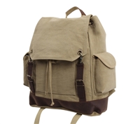 Rothco Khaki Vintage Expedition Rucksack - 8708