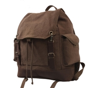 Rothco Brown Vintage Expedition Rucksack - 8709