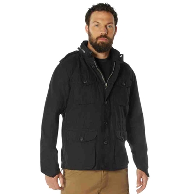 Rothco Black Lightweight Vintage M-65 Jacket - 8751