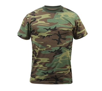 Rothco Woodland Camouflage T-Shirt - 8777