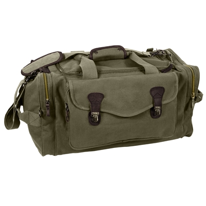 Rothco Olive Drab Canvas Long Weekend Bag - 8789