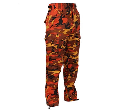 Rothco Orange Camo BDU Pants - 8865