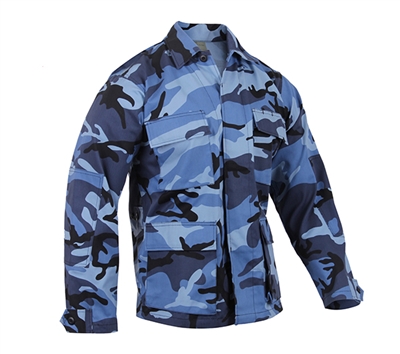 Rothco Sky Blue Camo BDU Shirts 8882