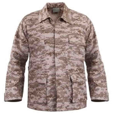 Rothco Desert Digital Camo BDU Shirt - 8898