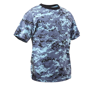 Rothco Digital Sky Blue Camo T-shirt - 8947