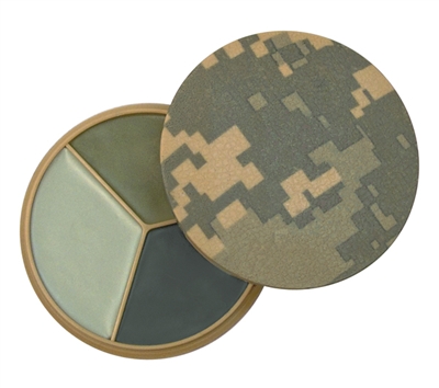 Rothco 3 Color Digital Camo Round Face Paint Compact - 9107