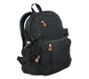 Rothco Black Vintage Mini Backpack 9153