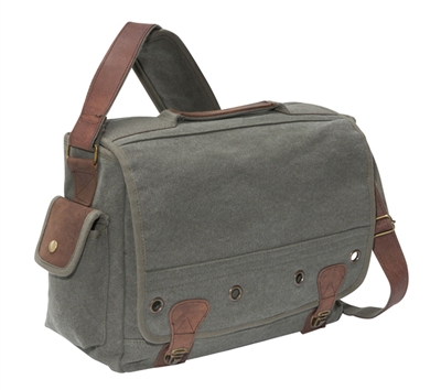 Rothco Olive Drab Canvas Trailblazer Laptop Bag - 9239