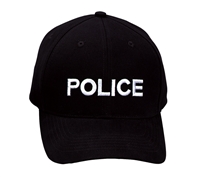 Rothco Black Police Cap 9283