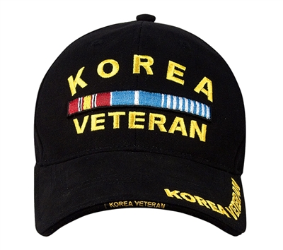 Rothco Black Korean Veteran Cap - 9421