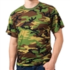 Rothco Woodland Camo Moisture Wicking T-Shirts 95025
