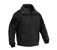 Rothco Spec Ops Black Tactical Fleece Jacket 96670