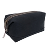 Rothco Black Canvas And Leather Travel Kit 9688