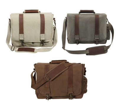 Rothco Vintage Canvas Pathfinder Laptop Bag - 9691