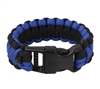 Rothco Black & Royal Blue Paracord Bracelet 973