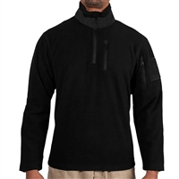 Rothco Black Quarter Zip Fleece Pullover 97340