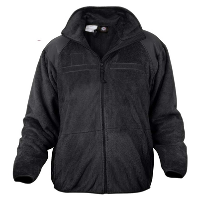 Rothco Black Ecwcs Fleece Jacket - 9739
