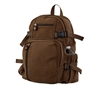 Rothco Brown Vintage Canvas Mini Backpack - 9743