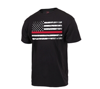 Rothco Thin Red Line Flag T-Shirt 9950