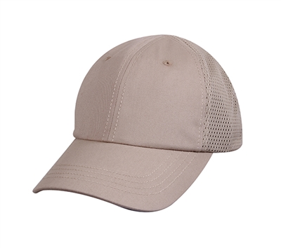 Rothcos Khaki Mesh Back Tactical Cap - 99551