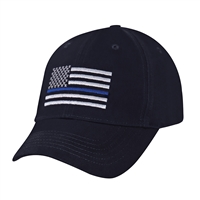 Rothco Thin Blue Line Flag Cap - 99887