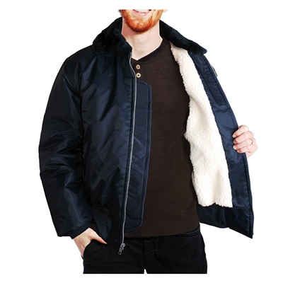 Snap N Wear Sherpa Lined Bomber Jacket - 6000