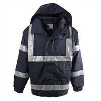 Snap N Wear Navy Safety System Jacket - 777T