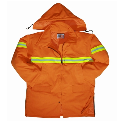 Snap N Wear Orange Safety Parka - 9000-IT