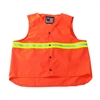 Snap N Wear Safety Vest with Reflective Trim - DSV390