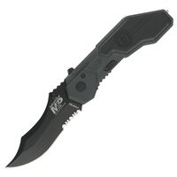 S  & W Assisted Open Knife Drop Point SWMP1BS