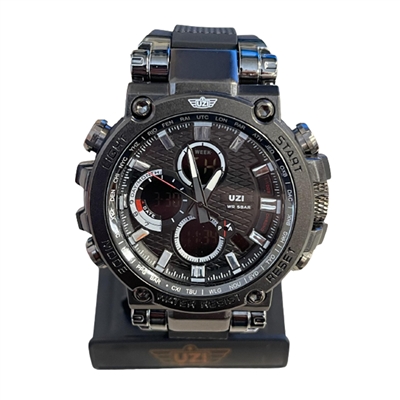 UZI Shock Digital Watch UZI-W-1803-BLK