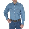 Wrangler Stonewash Denim Western Shirt 70127SW