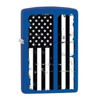 Zippo Thin Blue Line US Flag Lighter - 15169